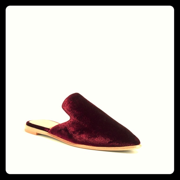 Madewell Shoes - NEW IN BOX - Madewell Velvet Mule Gemma Flat Sz 8